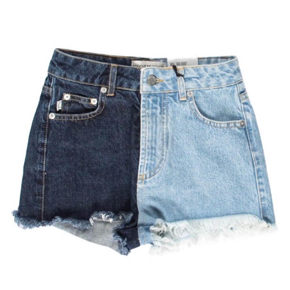FIORUCCI half and half denim shorts